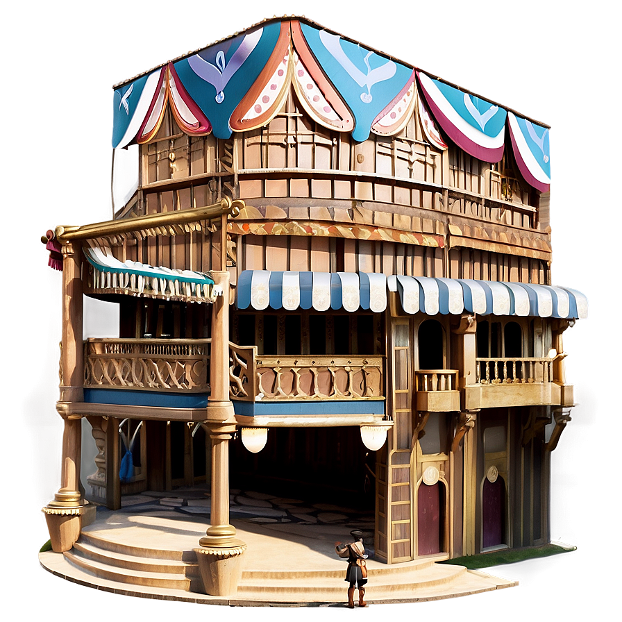 Shakespearean Theatre Setting Png Gui16 PNG Image