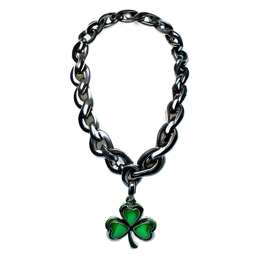 Shamrock Chain Necklace Png Llp7 PNG Image