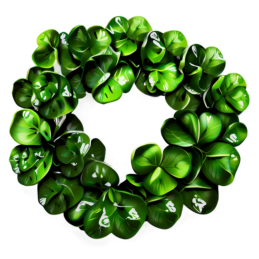 Shamrock Wreath Png Hdy PNG Image