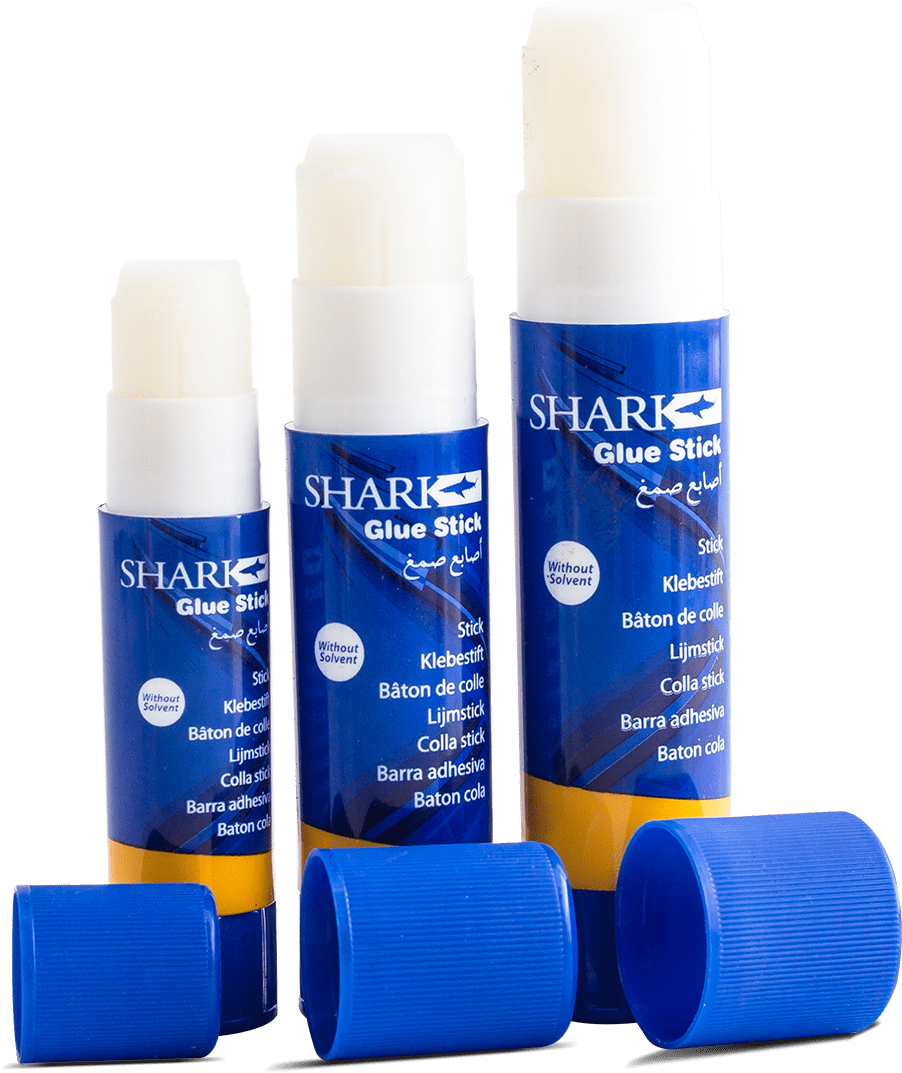 Shark Glue Sticks Product Display PNG Image