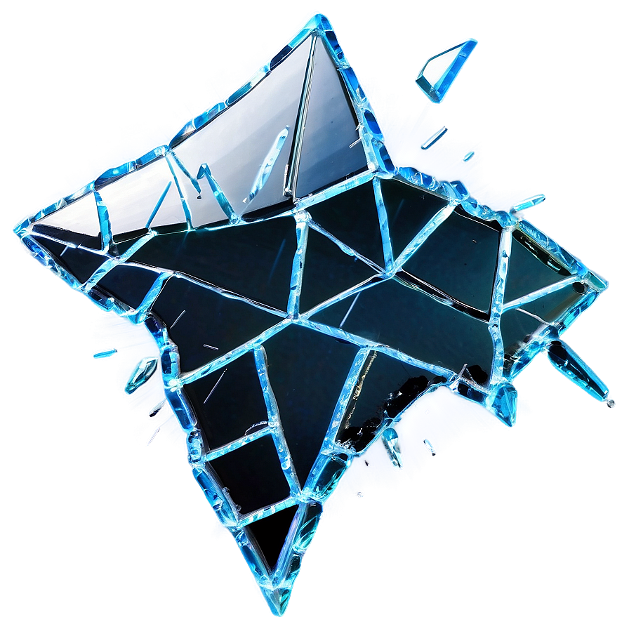 Shattered Glass Crack Png 84 PNG Image