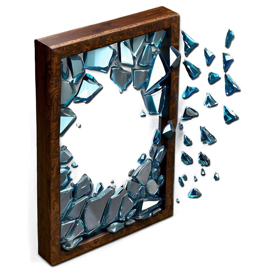 Shattered Looking Glass Png Hbb PNG Image