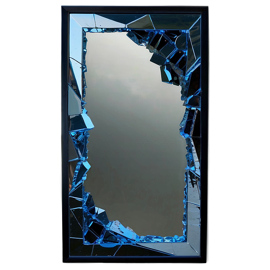 Shattered Mirror Effect Png Ymo19 PNG Image