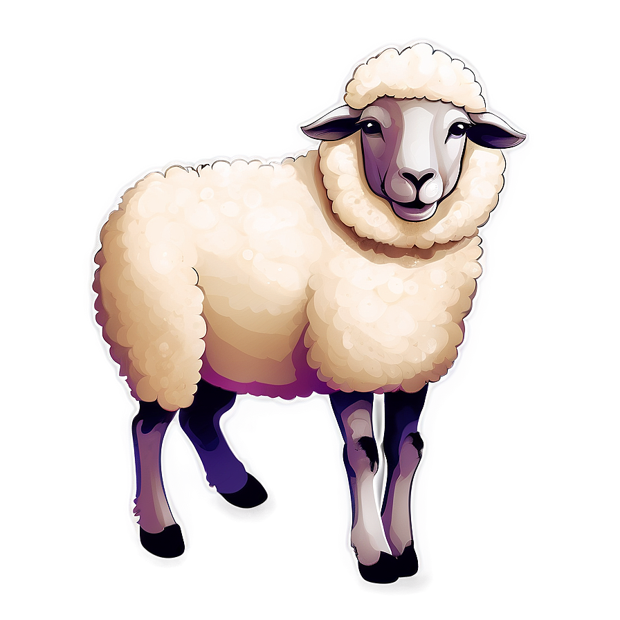 Sheep Illustration Png Pne13 PNG Image