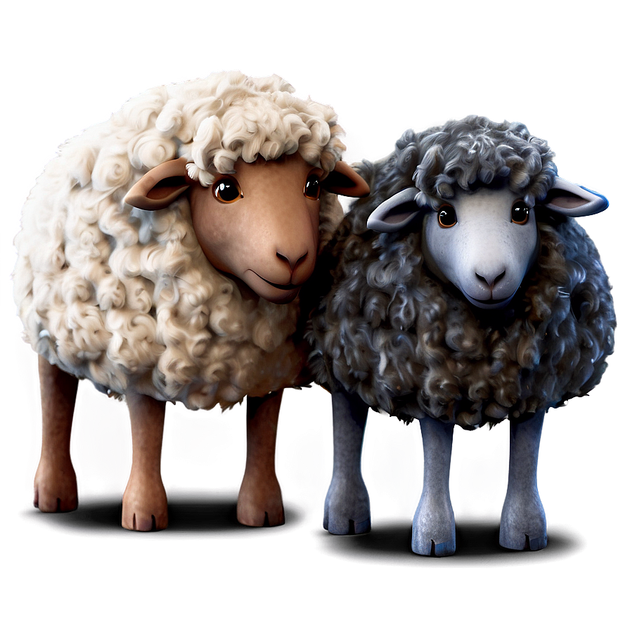 Sheep In Love Png 05232024 PNG Image