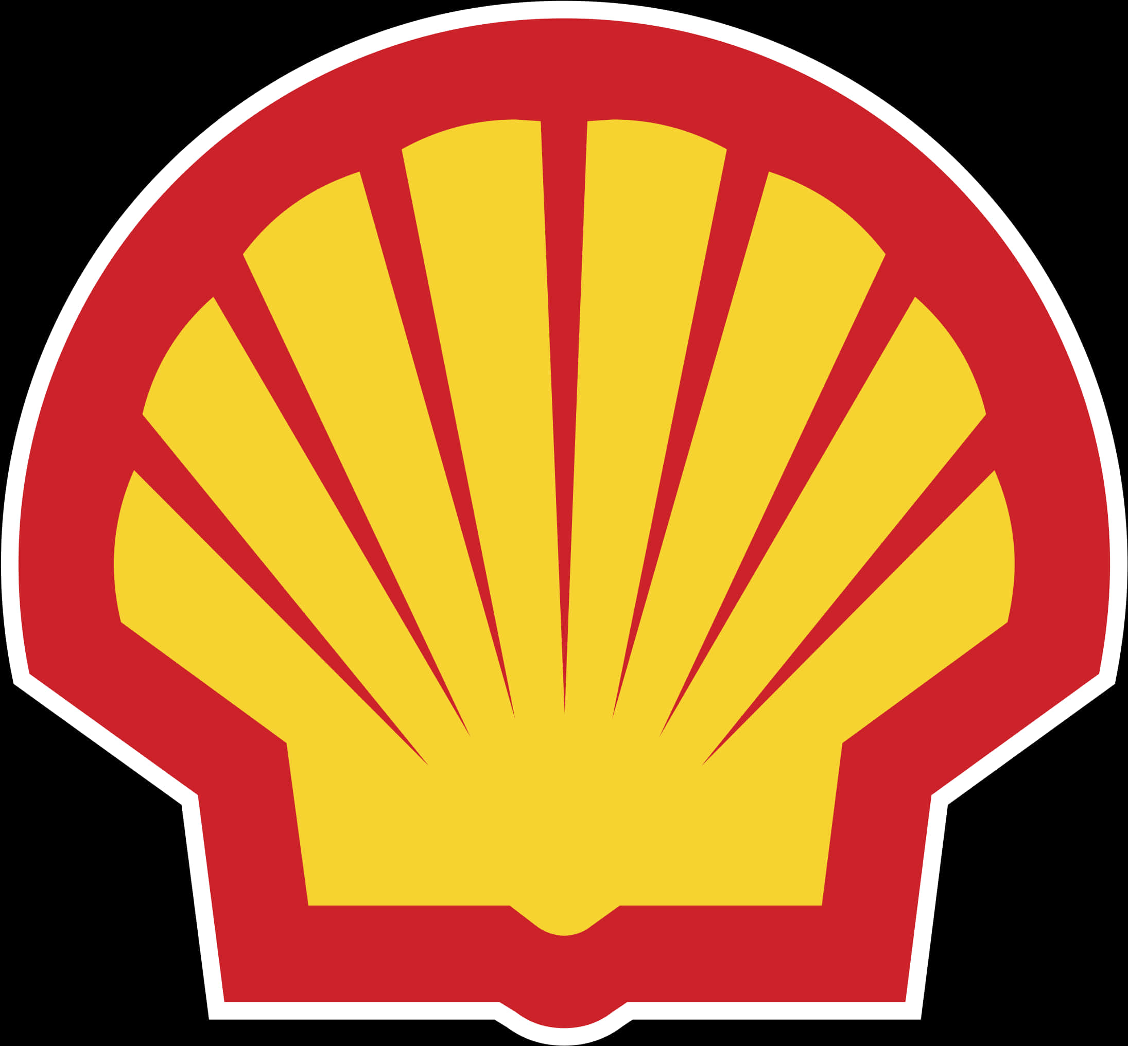 Shell Logo Red Yellow PNG Image