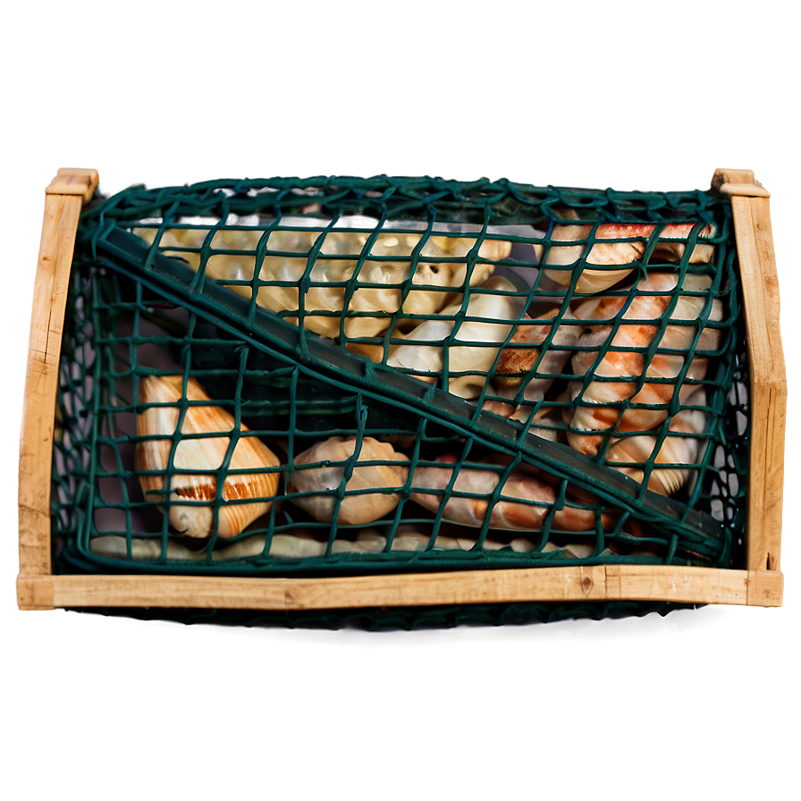 Shells In Net Bag Png Yuu68 PNG Image