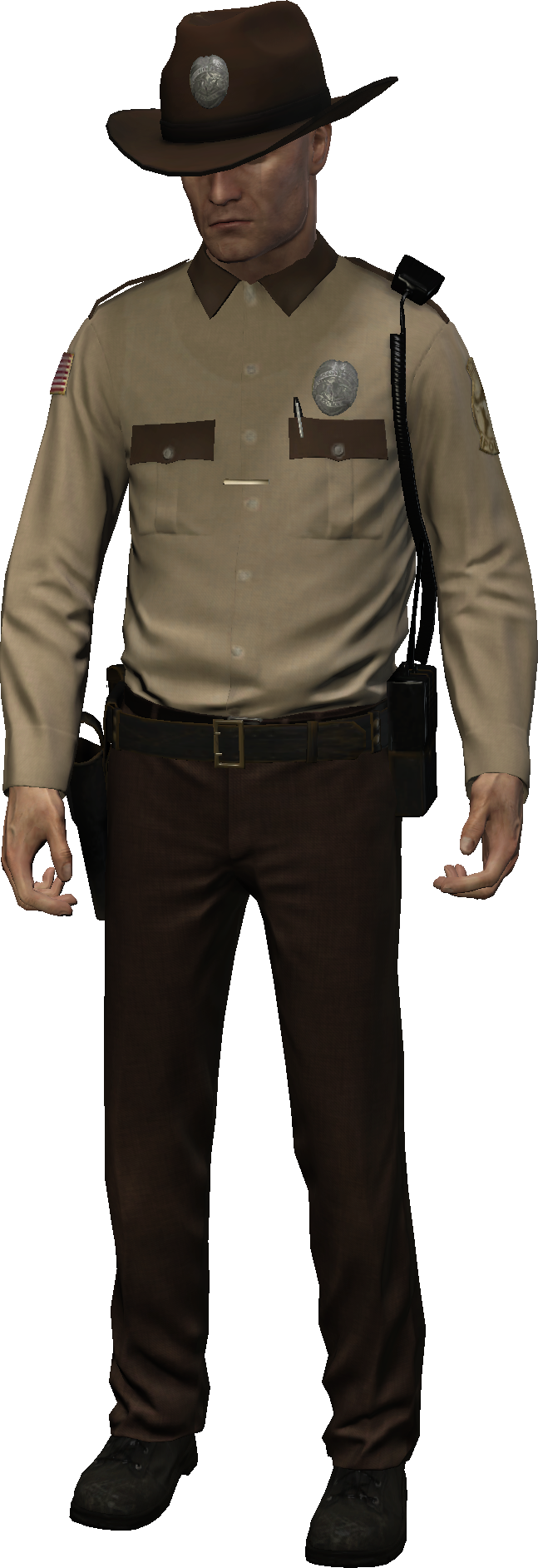 Sheriff_ Disguise_ Hitman_ Character.png PNG Image