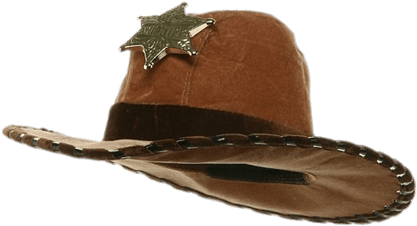 Sheriff Hatwith Badge PNG Image