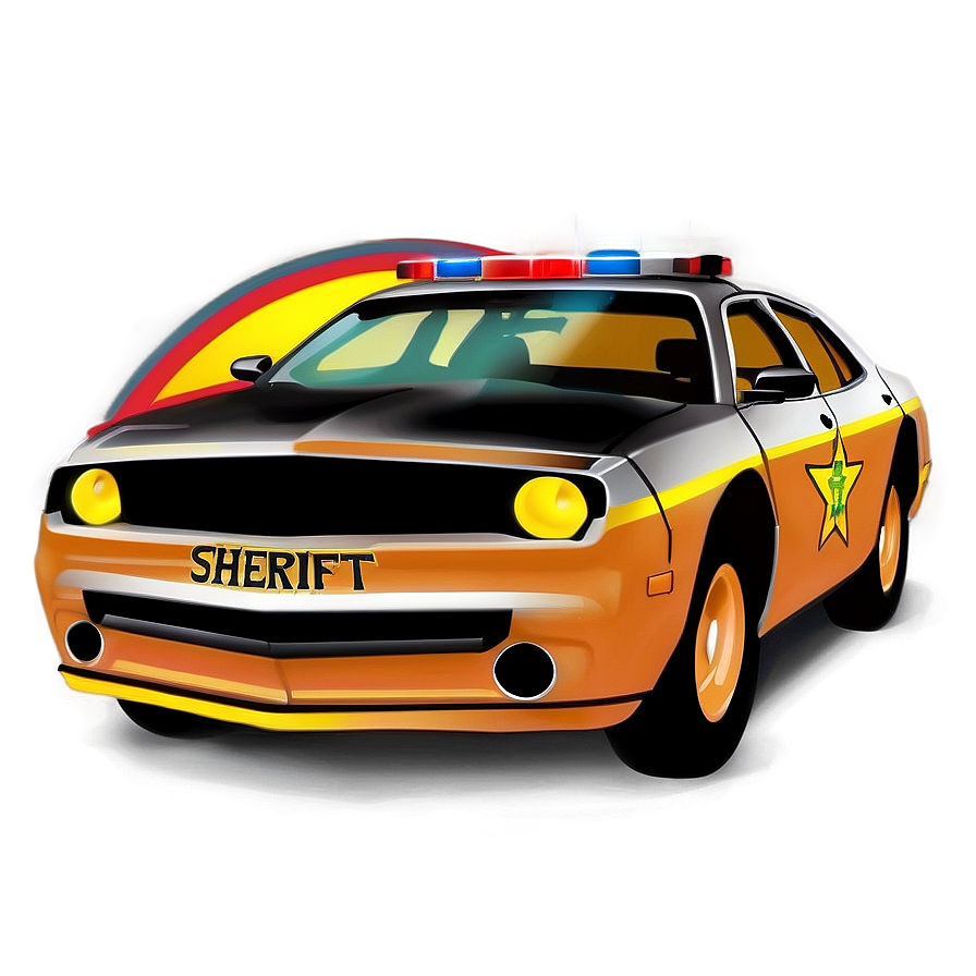 Sheriff's Car Png Xuq PNG Image