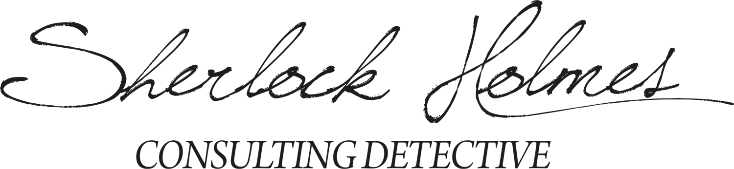 Sherlock Holmes Consulting Detective Logo PNG Image