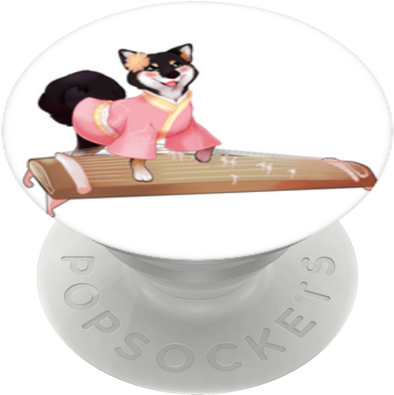 Shiba Inu On Koto Pop Socket PNG Image