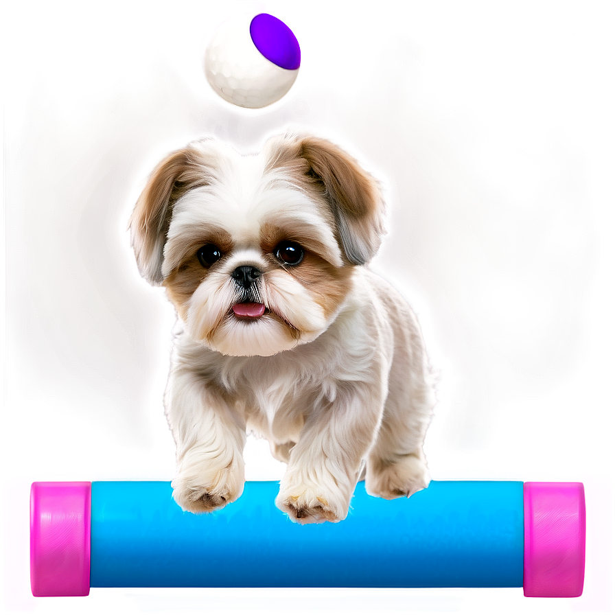 Shih Tzu Agility Training Png Mku33 PNG Image