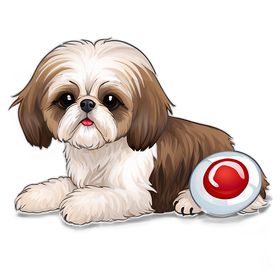 Shih Tzu At The Beach Png Lfk71 PNG Image