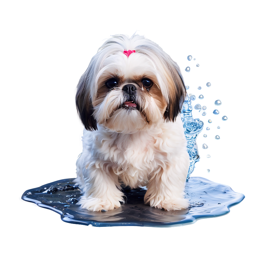 Shih Tzu Bath Time Png 24 PNG Image