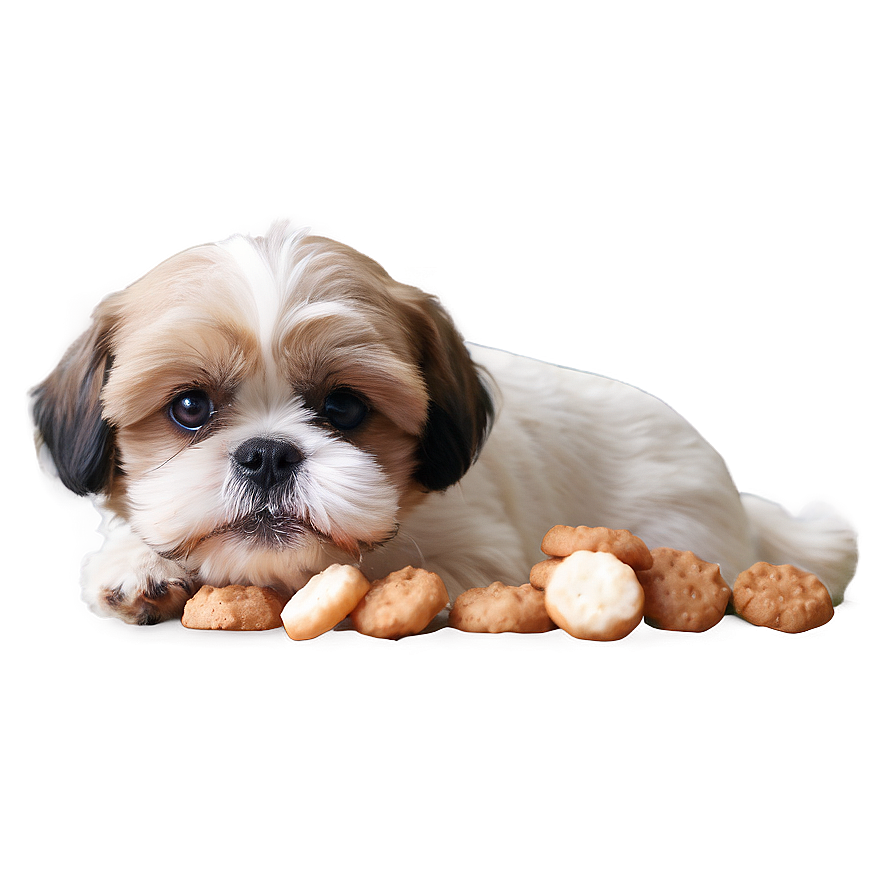 Shih Tzu Eating Treats Png 06242024 PNG Image