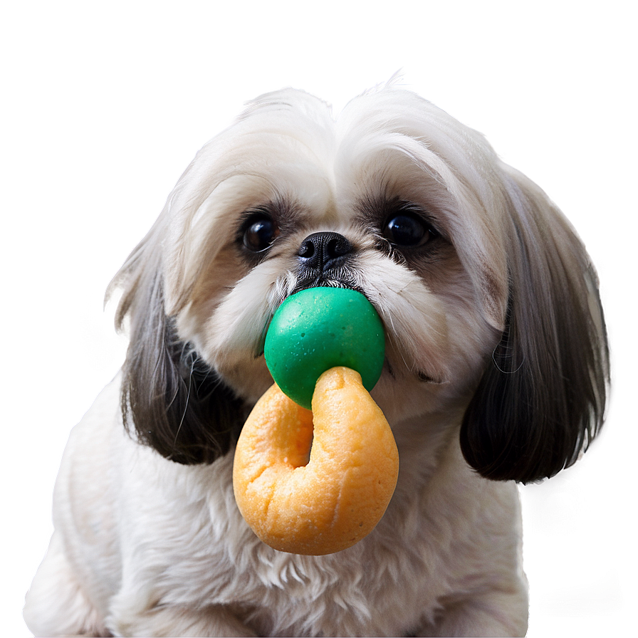 Shih Tzu Eating Treats Png Qvf PNG Image