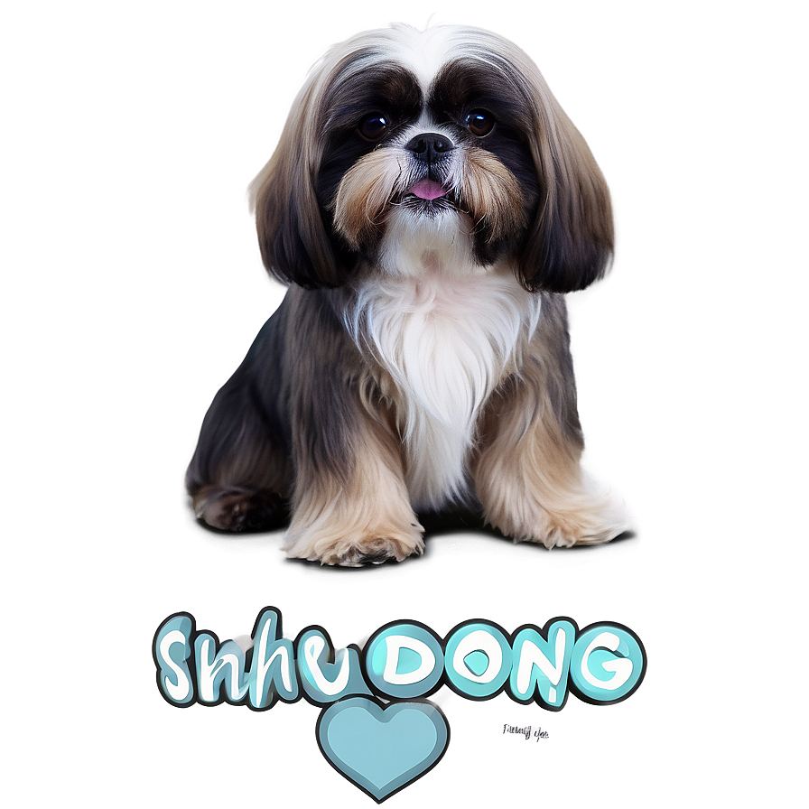 Shih Tzu Loving Family Png Eio PNG Image