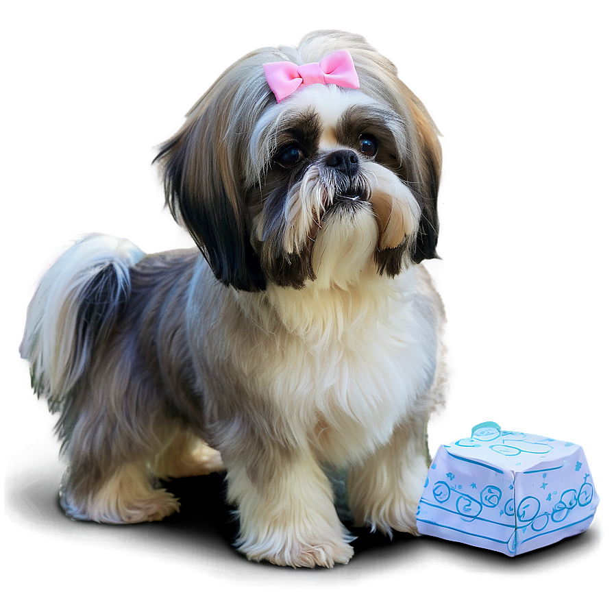 Shih Tzu Making Friends Png Yta PNG Image