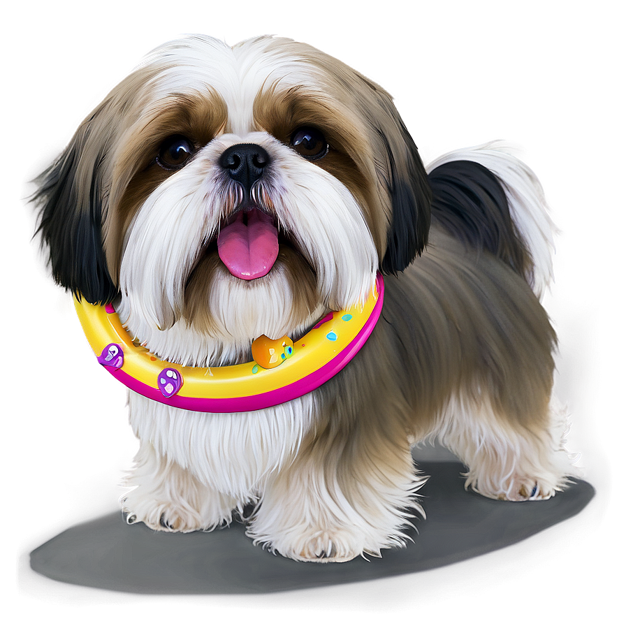 Shih Tzu Summer Fun Png Mxg PNG Image