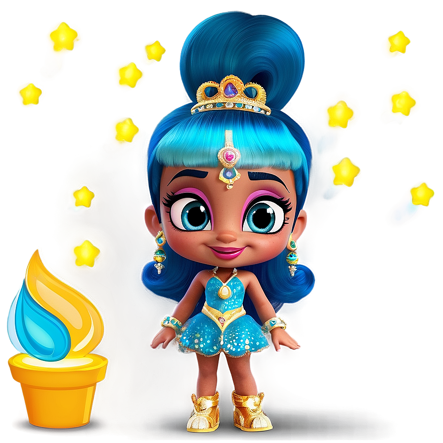 Shimmer And Shine Nickelodeon Series Png Dwg PNG Image