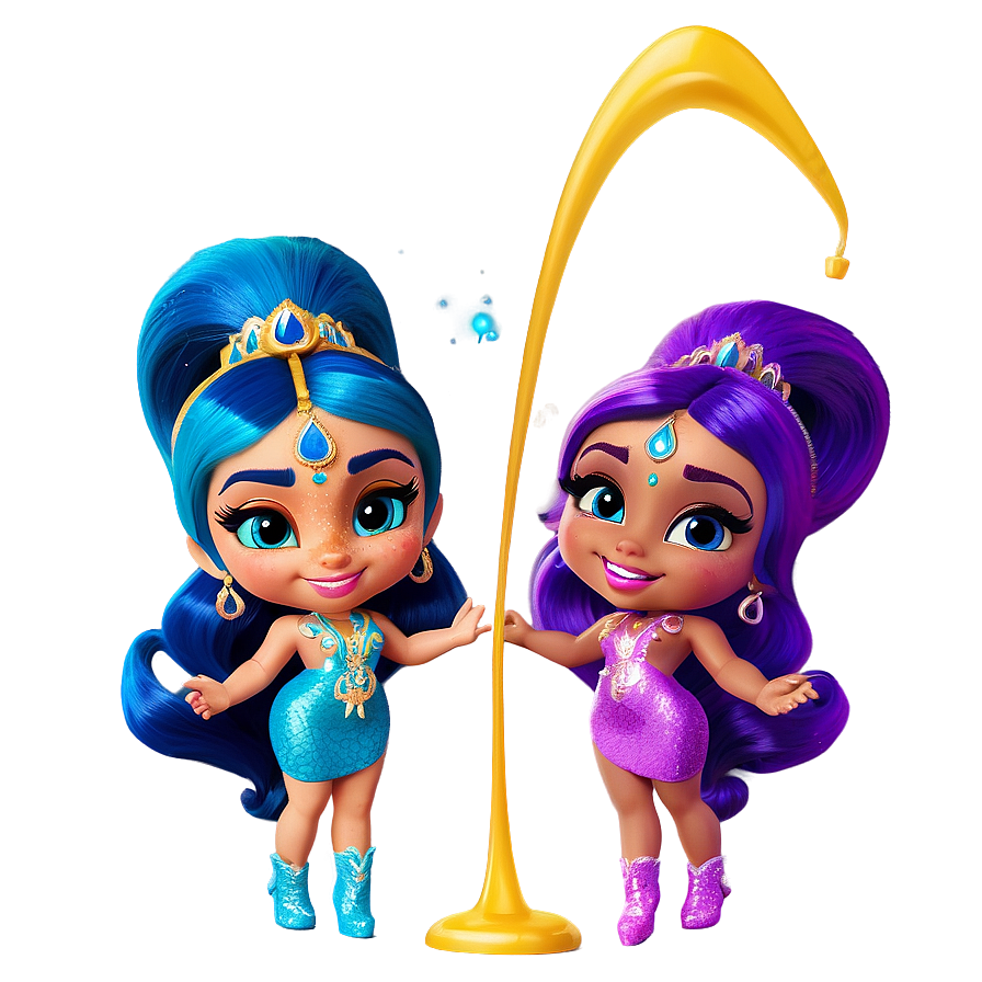 Shimmer And Shine Secret Genies Png Nyo PNG Image