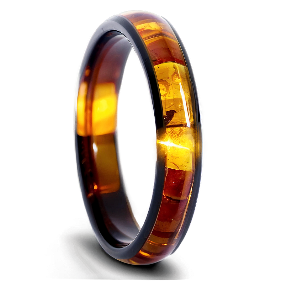 Shimmering Amber Ring Png Nga78 PNG Image