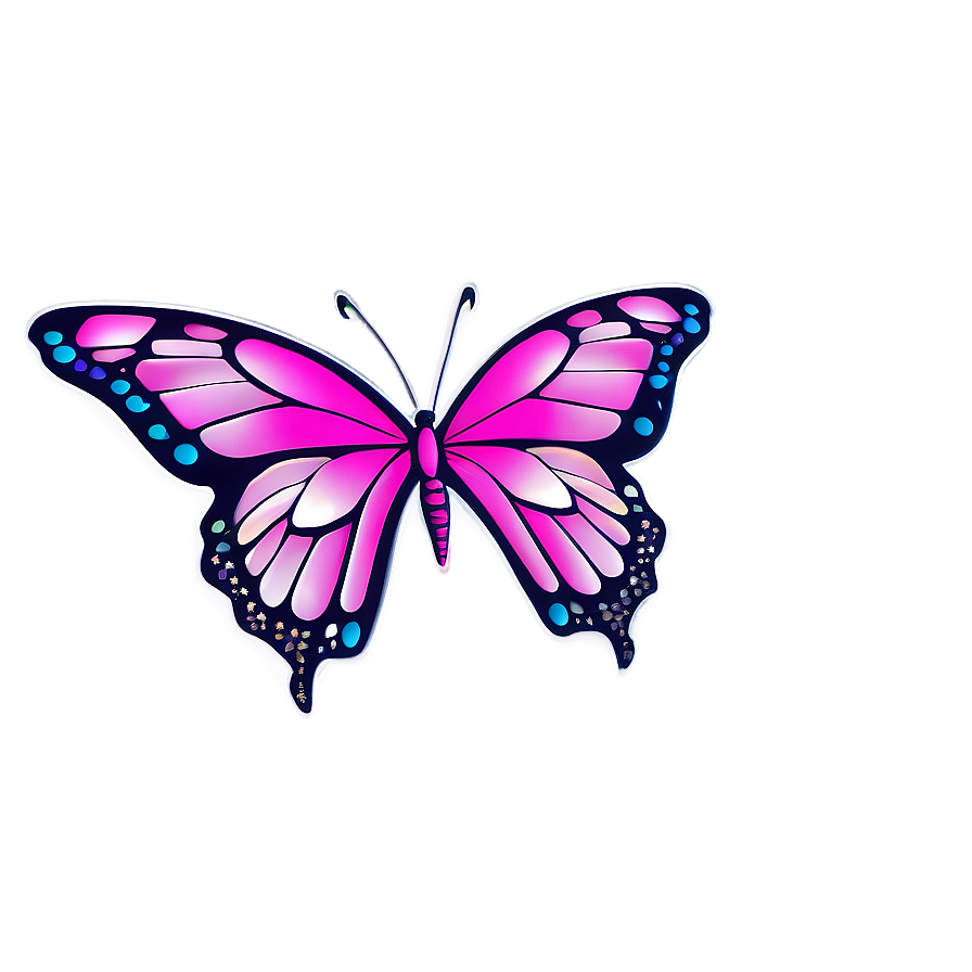 Shimmering Butterfly Sparkle Png Xjv PNG Image