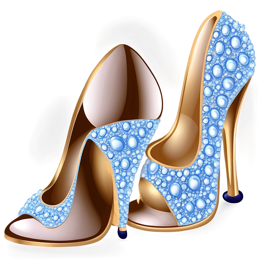 Shimmering Cinderella Shoe Png Elo65 PNG Image