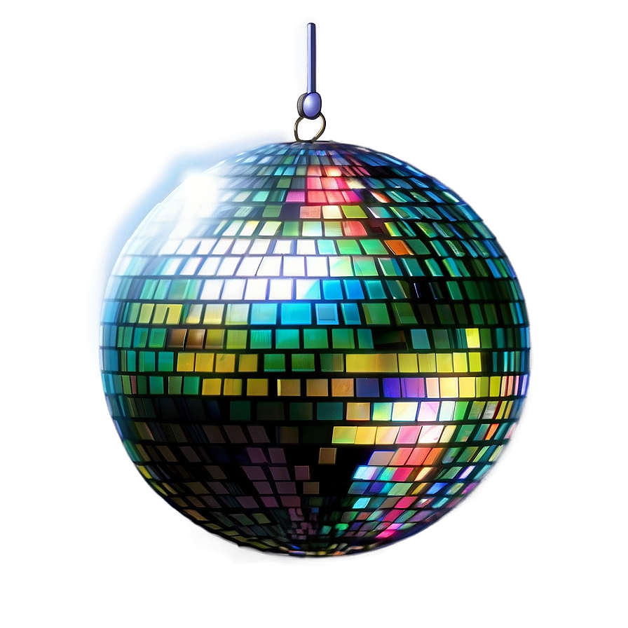 Shimmering Disco Ball PNG Image