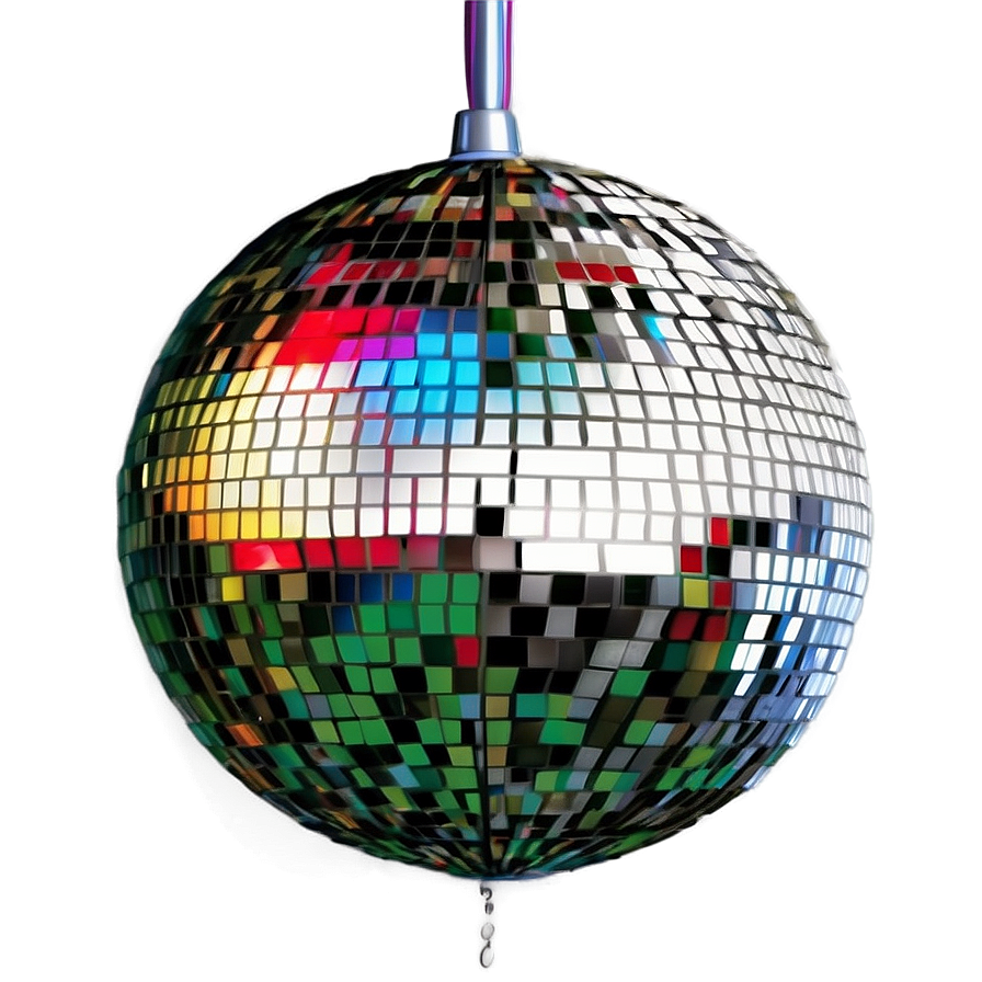 Shimmering Disco Ball PNG Image