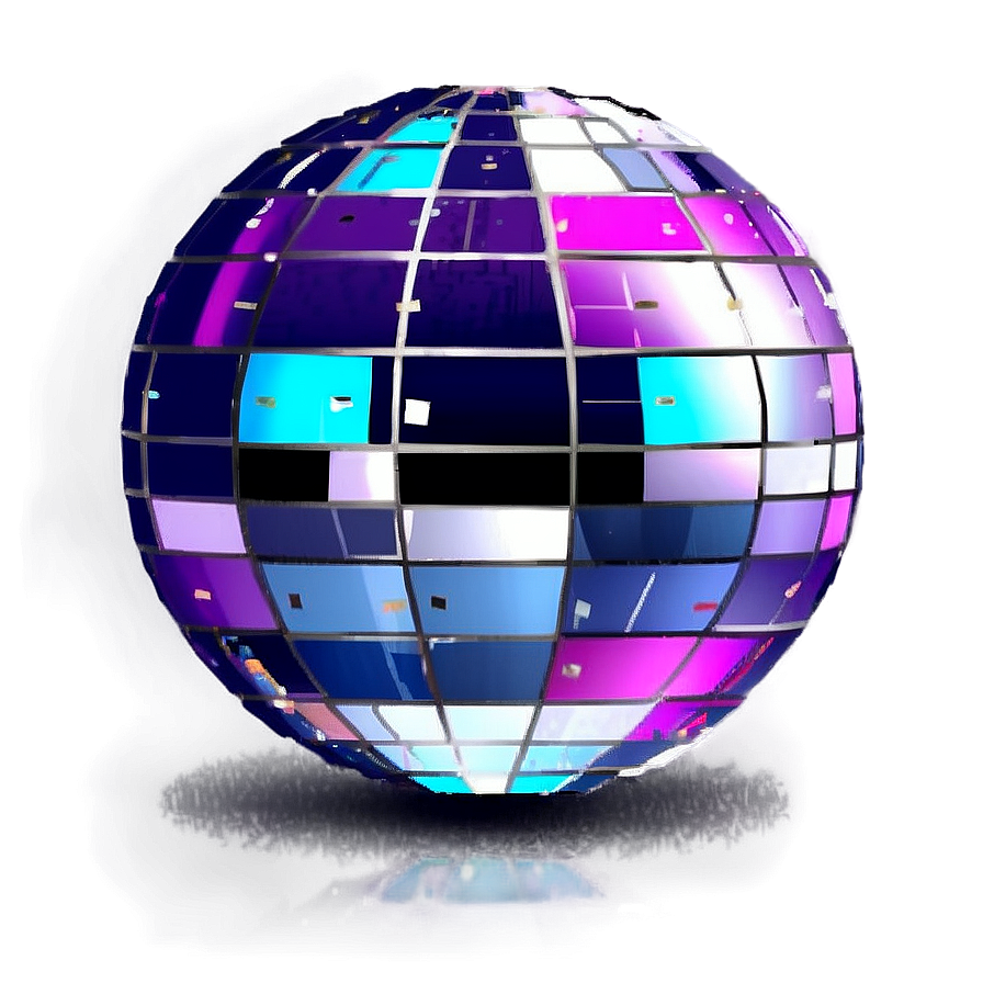 Shimmering Disco Ball PNG Image