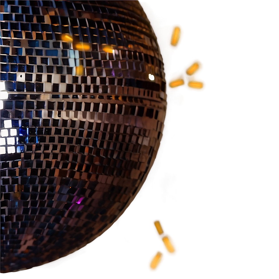 Shimmering Disco Ball Nightlife PNG Image