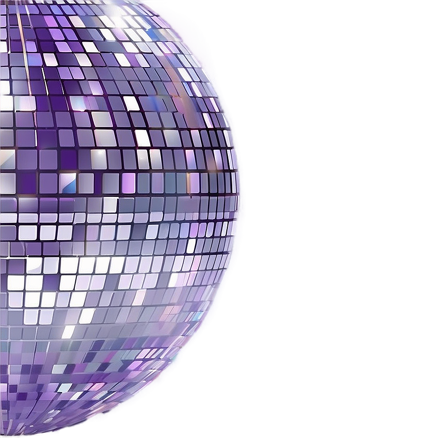 Shimmering Disco Ball Party Decor PNG Image