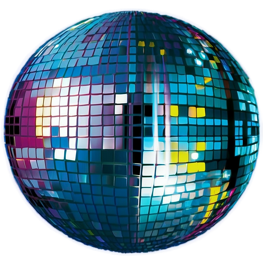 Shimmering Disco Ball PNG Image