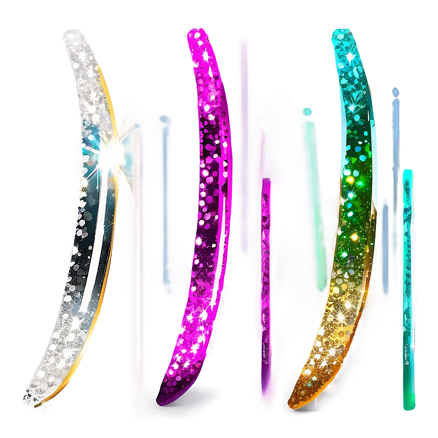 Shimmering Glitter Line Clipart Png Ekq PNG Image