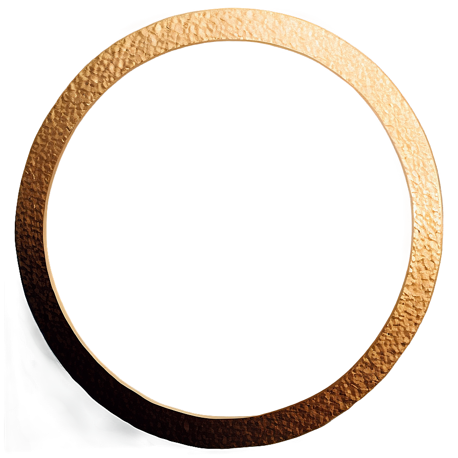 Shimmering Gold Circle Png Pmf PNG Image