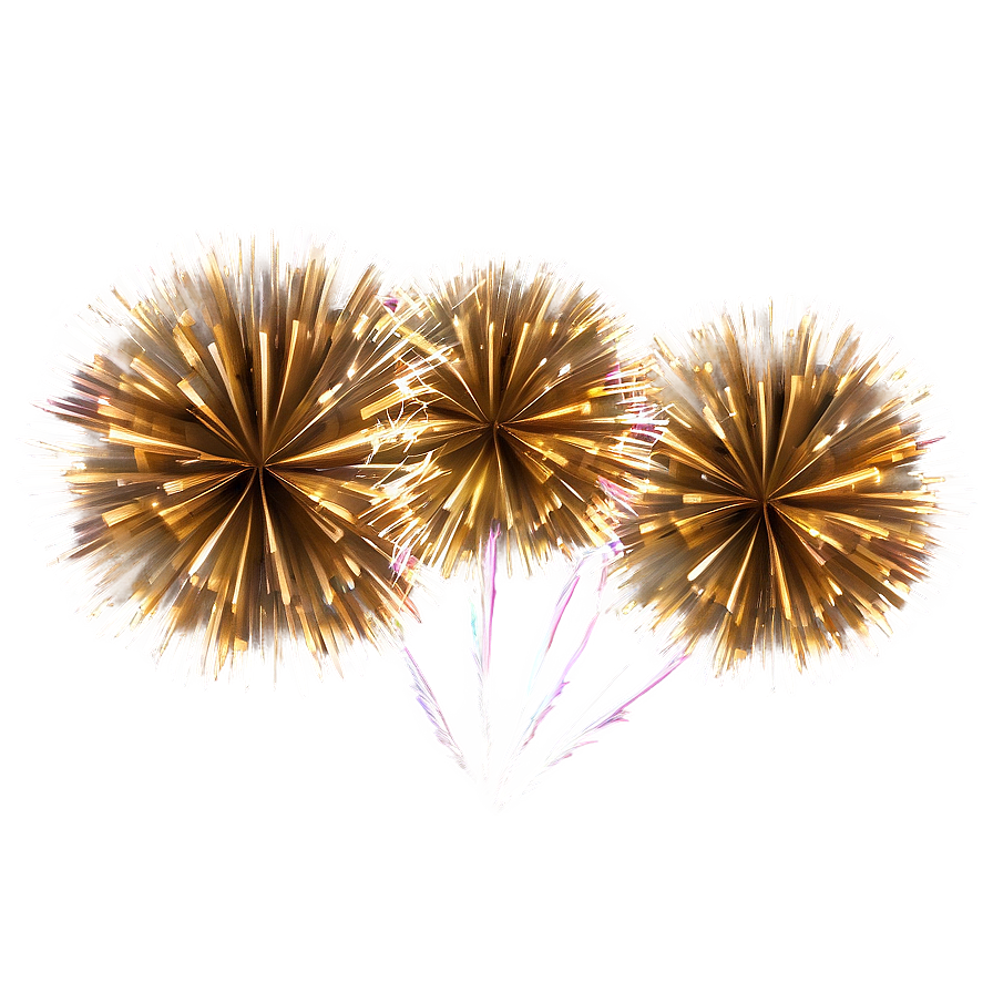 Shimmering Gold Fireworks Png 80 PNG Image