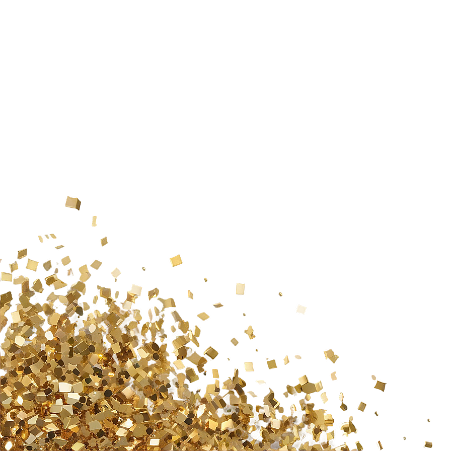 Shimmering Gold Glitter Png Mkj97 PNG Image