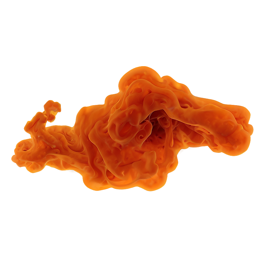 Shimmering Orange Smoke Mystery Png 55 PNG Image