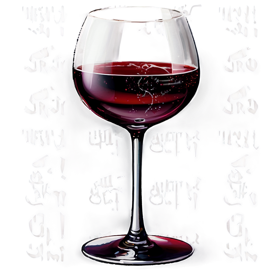 Shimmering Red Wine Glass Png Asb PNG Image