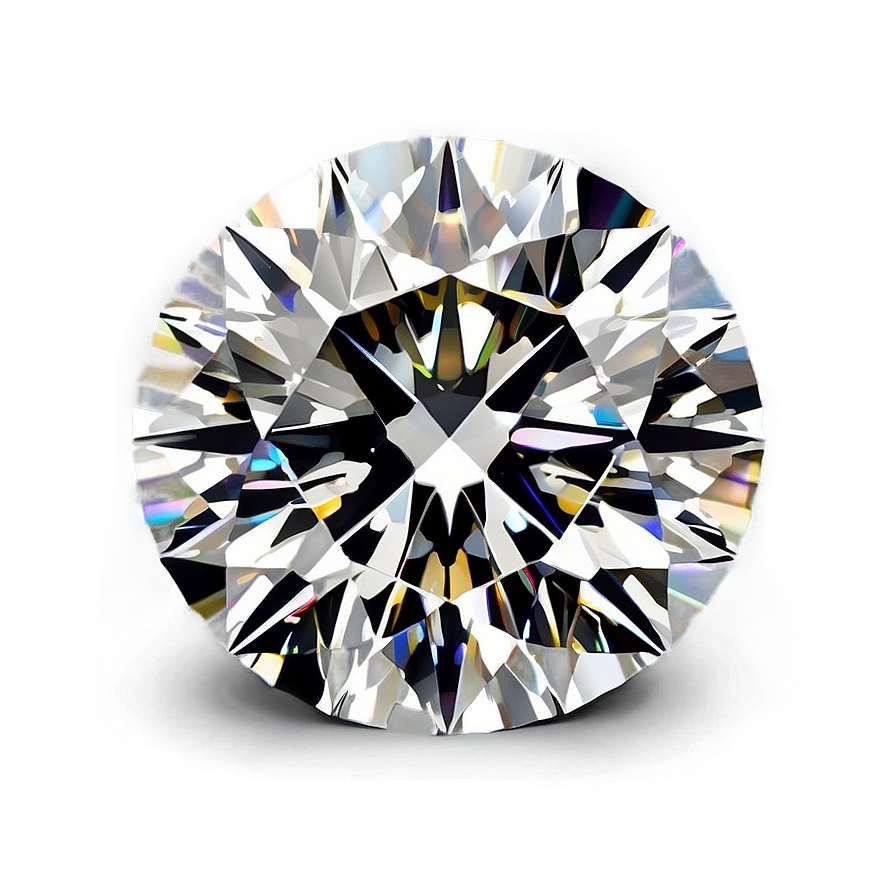 Shimmering Round Diamond Png Hqj PNG Image