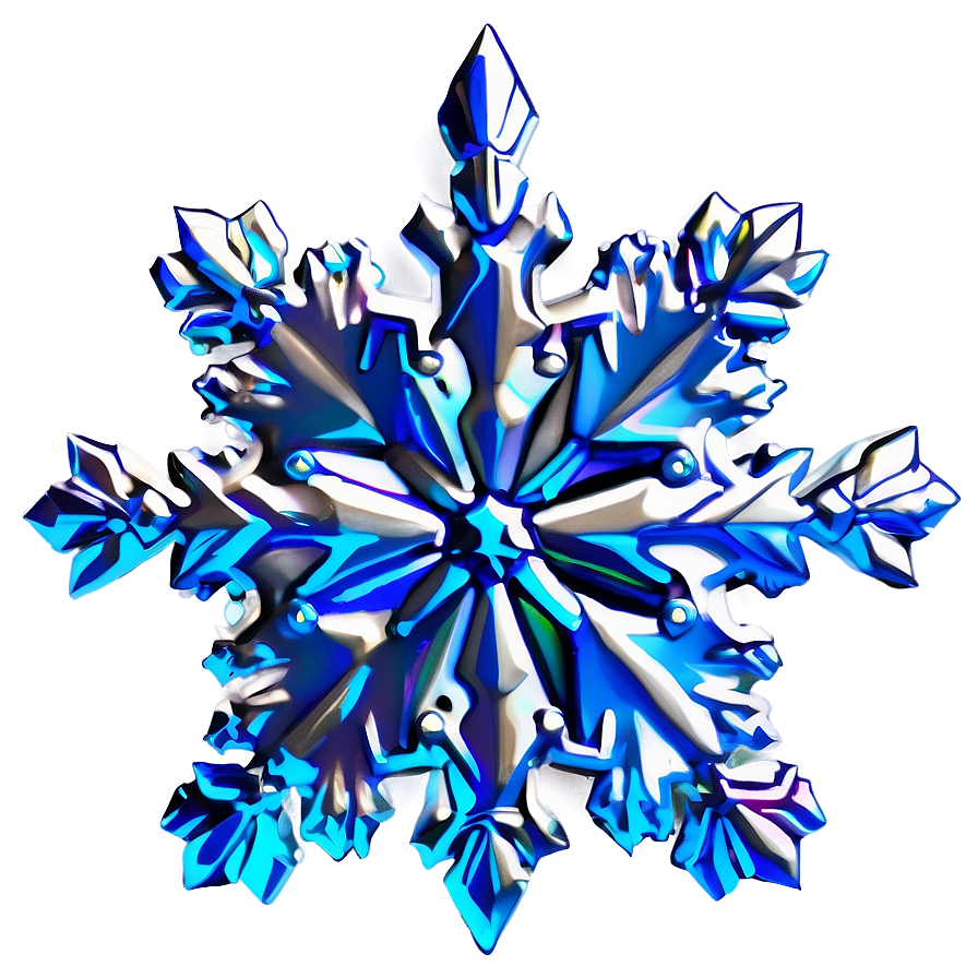 Shimmering Snowflake Emblem Png Wrk PNG Image