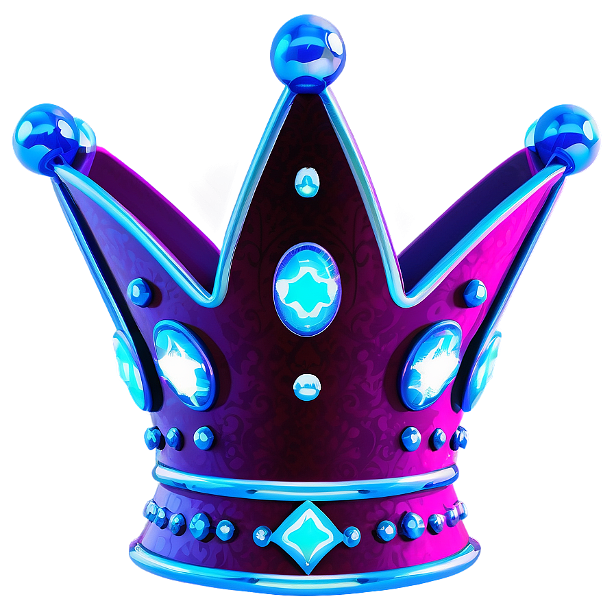 Shining Neon Crown Clipart Png 20 PNG Image