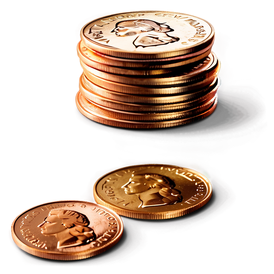 Shining Pennies Png Whl83 PNG Image