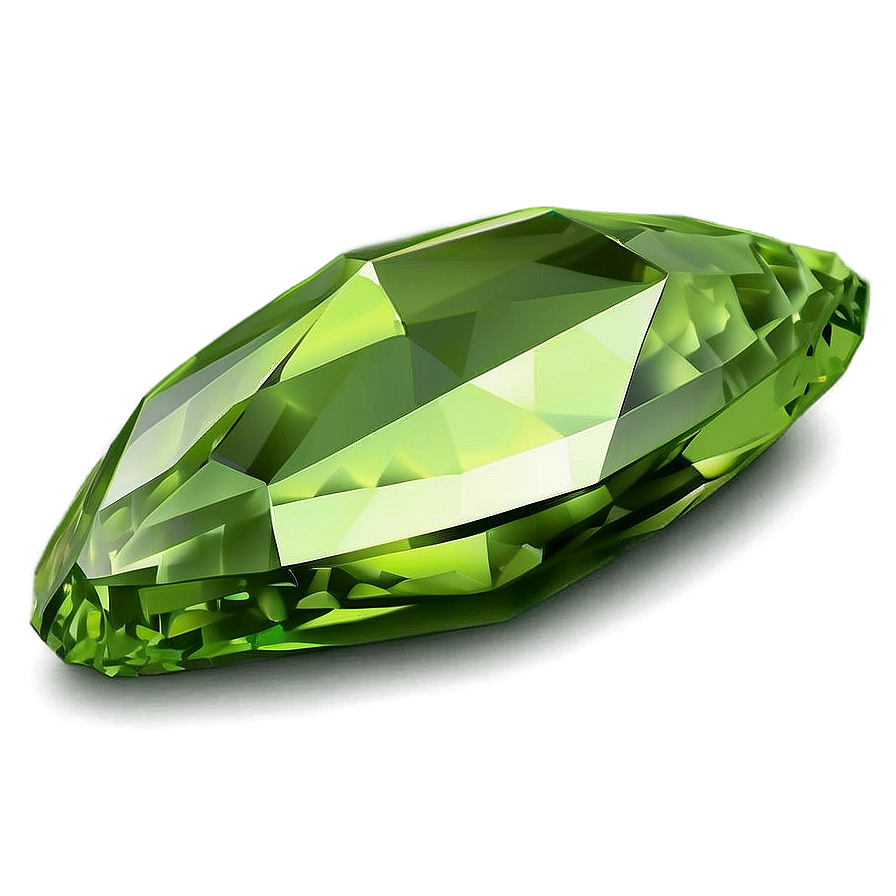 Shining Peridot Gem Png Mpg PNG Image