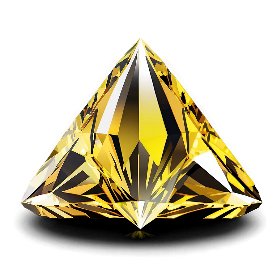 Shining Yellow Diamond Graphic Png 14 PNG Image