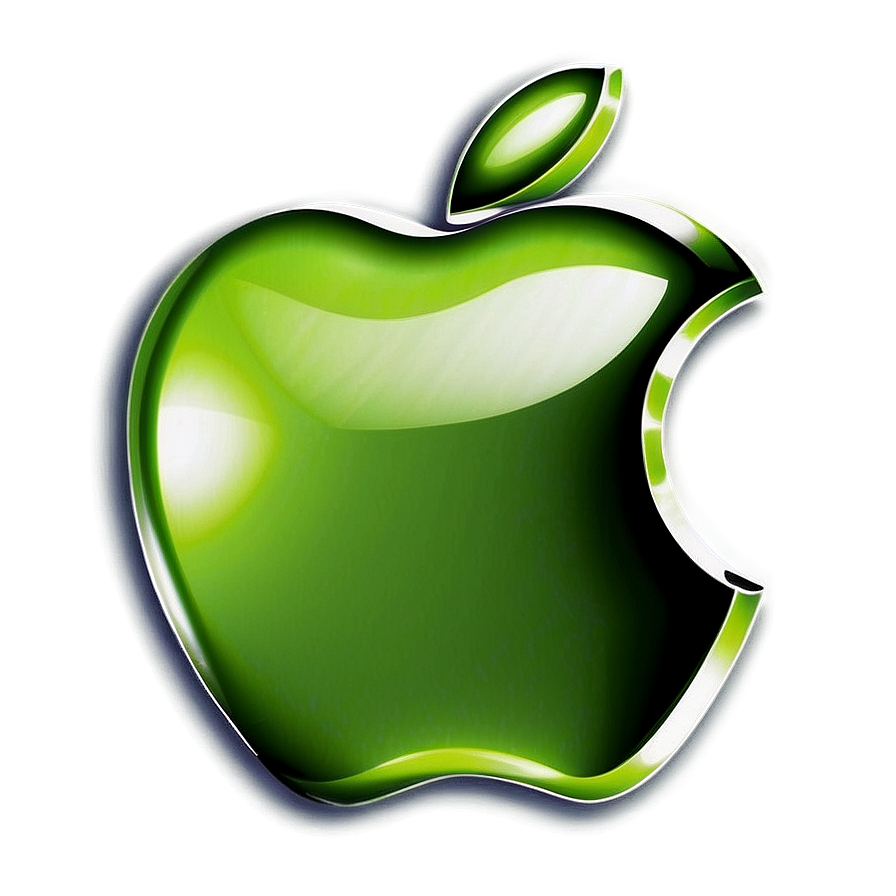 Shiny Apple Logo Artwork Png 05232024 PNG Image