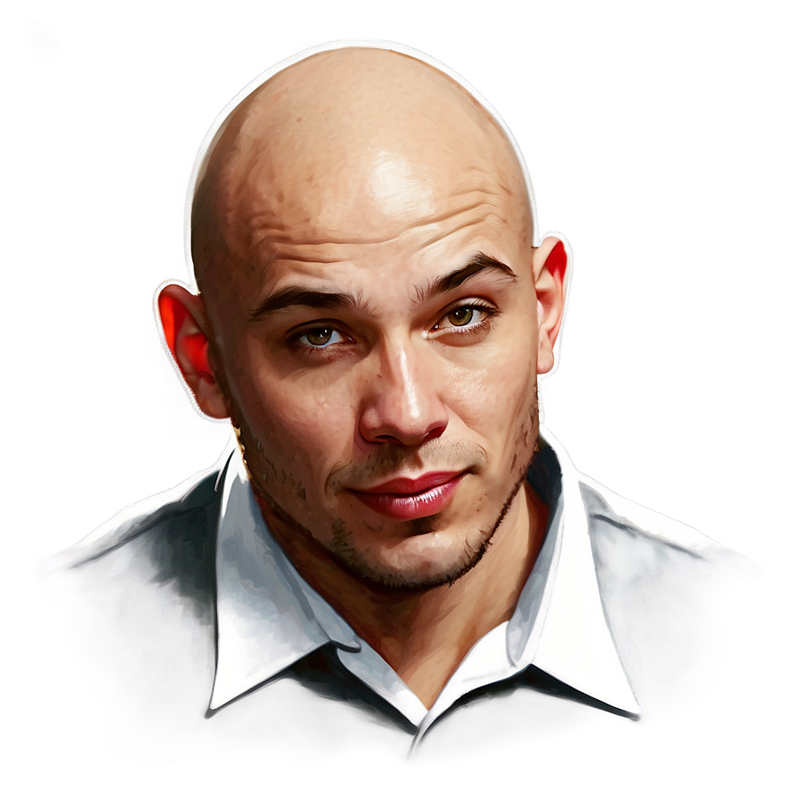 Shiny Bald Scalp Png Rmw37 PNG Image