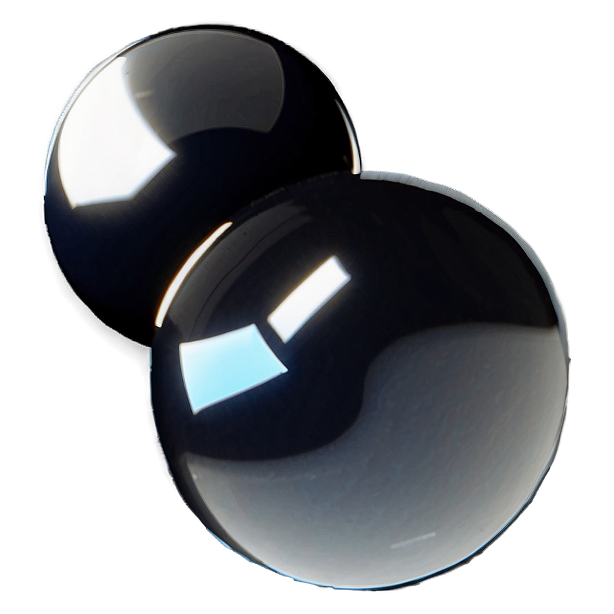 Shiny Black Dot Png 06262024 PNG Image